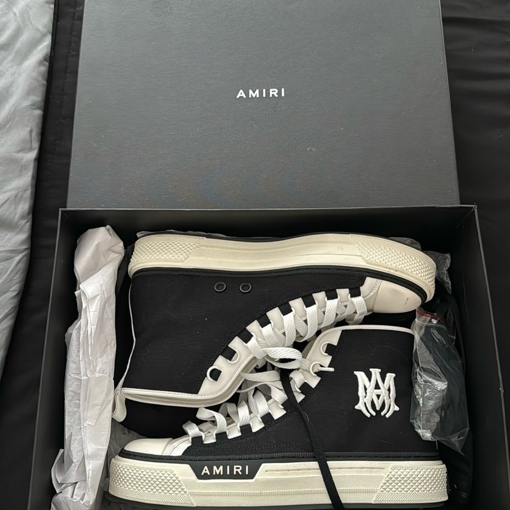 Amiri sneakers ma court high top designer